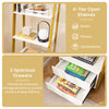 Home Office Versatile Bookcase Ladder Bookshelf-White
