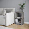 Modern Side Sofa Couch Small End Table Rustic Coffee Narrow Slim Furniture Unit
