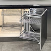 PullOut Kitchen Magic Corner Baskets Cupboard Larder Storage Shelf Rack Close UK