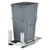 35 QT Pull-Out Trash Can Soft-Close Slides,Waste Bin for Under Kitchen Cabinet
