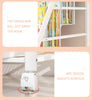 Childrens Kids Book Shelf Metal Sling Storage Rack Organizer Bookcase Bookshelf