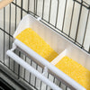 Large Bird Cage Budgie Cage for Finch Canaries Parrot with Stand Grey