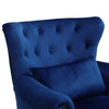 Velvet Occasional Relax Lounge Accent Tub Armchair Sofa Rivet Button Back Chair