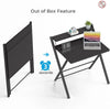 Foldable Desk with Monitor Stand,Folding Desk 80 * 51 * 81cm,Table for Office