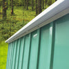 8X4 Metal Garden Shed Heavy Duty Storage Sheds House Pent Roof Sliding Doors