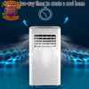 7000 BTU Portable Air Conditioner 4-in-1 Remote Dehumidifier Window Kit White