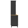 Pantry Cupboard 180 cm Tall Storage Cabinet with Drawers, Shelves & LED Lighting