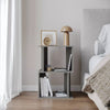 Modern Side Sofa Couch Small End Table Rustic Coffee Narrow Slim Furniture Unit