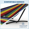 2-Person Outdoor Hammock w/ Stand,450 Lbs,Portable Hammock w/Carry Bag,11 Colors