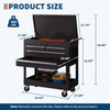 4 Drawer Tool Trolley Cart Rolling Utility Storage Cabinet Garage Workshop