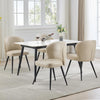 Set of 2 Home Kitchen Upholstered Dining Chair Sturdy Seating For Dining Room