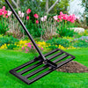 Lawn Leveling Rake 100cm x 25cm Level Lawn Tool with 79" Steel Extended Handle