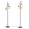 3 Light Modern Floor Lamp Dimmable Standing Light Living Room Bedroom Black