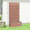 Trellis Planter Box Raised Garden Bed Climbing Plants Flowers Privacy Screen