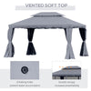 3 x 4m Aluminium Gazebo Marquee Canopy Pavilion Patio Party Tent
