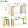 4 Piece Rectangular Kitchen Table with Bench & 2 Stools Dining Table Set