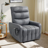 Electric Recliner Armchair with Phone Holder, USB, Reclining Chair, Grey