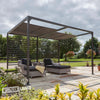GARDEN SUN SHADE AWNING PATIO PERGOLA CANOPY DINING SHELTER WEATHERPROOF GAZEBO