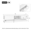 LED TV STAND CABINET UNIT 2 DRAWER MODERN HIGH GLOSS FRONT LIVING ROOM FURNTIURE