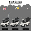 3 in 1 Baby Ride on Push Car Toy Kids Stroller Sliding Walking Car-White