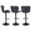 3 x Black Bar Stools , Acapulco Black Faux Leather, Kitchen Breakfast Bar