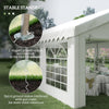 Garden Gazebo Marquee Party Wedding Tent Portable Carport Shelter Car Canopy