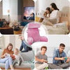 High Back Reading Pillow Back Rest Lumbar Support Arm Seat Cushion Lounger