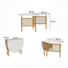 Modern Writing Table 150 CM Folding Dining Table for 6-8 People