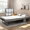 Rollaway Bed Portable Metal Guest Bed Folding Bed With 5'' Memory Foam Mattress