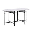 DINING TABLE AND CHAIRS SET MARBLE EFFECT DINING TABLE COMBINATION SPACE-SAVING