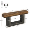 63-Inch Farmhouse Console Table, Narrow Entryway Sofa Table for Living Room