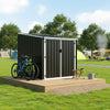 Outdoor Lockable Bicycle Shed Bike Storage Tool Box Garden Garbage Bin Shed