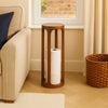 Wooden Round 23" Sofa Side End Table 2 Shelf Bedroom Night Stand Space Saving