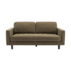 Dusk Sloane Olive Matte Velvet 3 Seater Sofa RRP £999