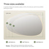 Bathroom Mirror with LED Lights Touch Dimmable Demister Irregular Wall Mounted