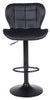 3 x Black Bar Stools , Acapulco Black Faux Leather, Kitchen Breakfast Bar