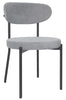 2 Velvet Dining Chairs Velvet Seat Chairs Plush velvet seat and backrest
