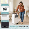 SereneLife Portable Air Conditioner 9000 BTU - WiFi Air with Dehumidifier & Fan