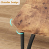 5PCS Wooden Dining Table Set for 4,Kitchen Table&Chairs Set w/Upholstered Seats