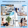 10L Portable Air Cooler Fan 3-in-1 Mobile Cooling Conditioner Humidifier Remote