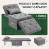 FLEXISPOT Folding Sofa Bed 4-in-1 Convertible Sleeper Sofa Chair for Living Room