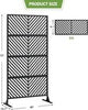72"×40" Metal Privacy ScreenOutdoor Decor Privacy Screen Heavy Duty Fence Panel