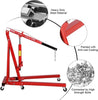 2 Ton Motor Engine Crane Hydraulic Hoist lift Jack Lifting Folding Workshop UK