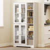 172 cm Tall Kitchen Cupboard, Pantry Storage Cabinet, White
