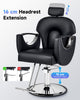 Classic Styling Salon Chair Adjustable Barber Chair Hairdressing 360° Swivel UK