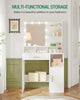 Dressing Table With Mirror Storage Makeup Desk Vanity Table Led Lights Bedroom