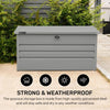 Outdoor Storage Box Lockable 400L - Garden Container Chest Weather Resistant