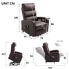 Electric Power Lift Riser Massage Recliner Chair PU Leather Cinema Armchair Sofa