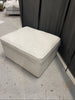Dusk Soho Ivory Boucle Ottoman Storage Pouffe RRP £399