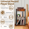 Vinyl Record Player Stand, 3-Tier Record Player Table with Drawer & Storage Shel